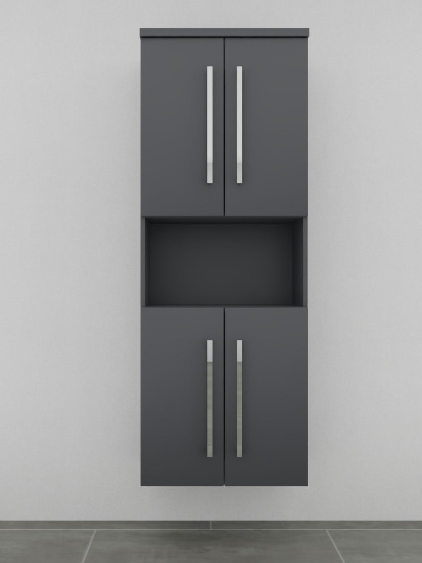 Hochschrank 60cm breit - puris Bad - HNA026002