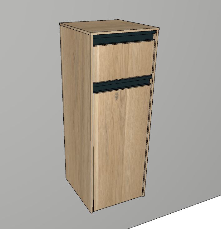 Highboard 42cm breit - New Xpression