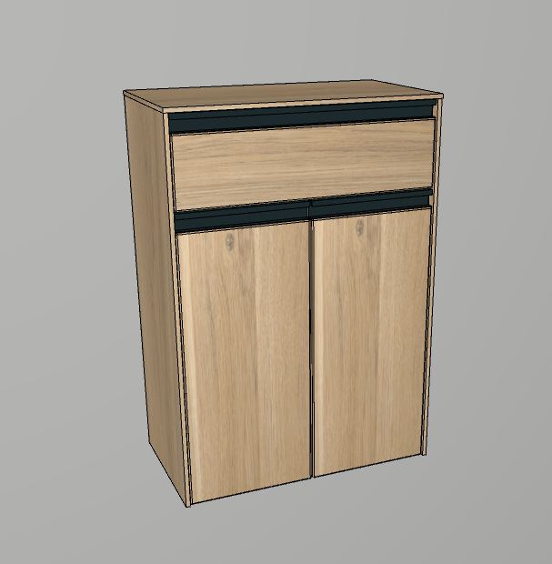 Highboard 62cm breit - New Xpression