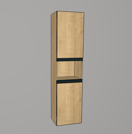 Double vasque en céramique « Q!flat » et meuble bas WT « c!puro » 152 cm de large