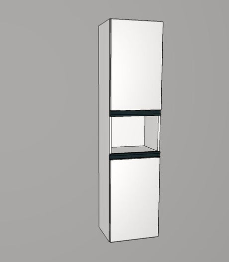 Double vasque en céramique « Q!flat » et meuble bas WT « c!puro » 152 cm de large