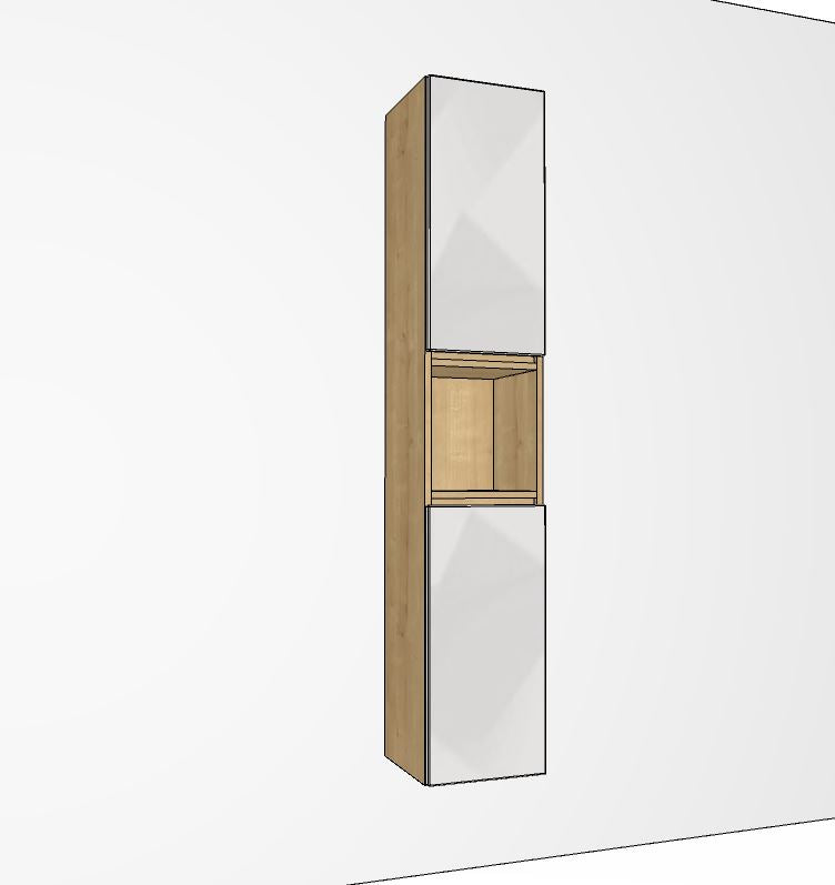 Hochschrank 30 cm breit HNA0230TG