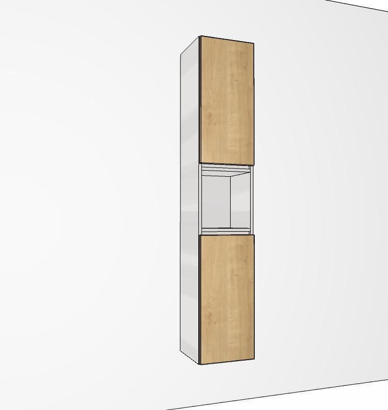 Hochschrank 30 cm breit HNA0230TG