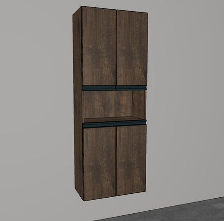 Double vasque en céramique « Q!flat » et meuble bas WT « c!puro » 152 cm de large