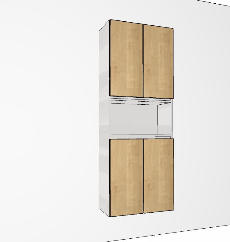 Hochschrank 60 cm breit HNA0260TG