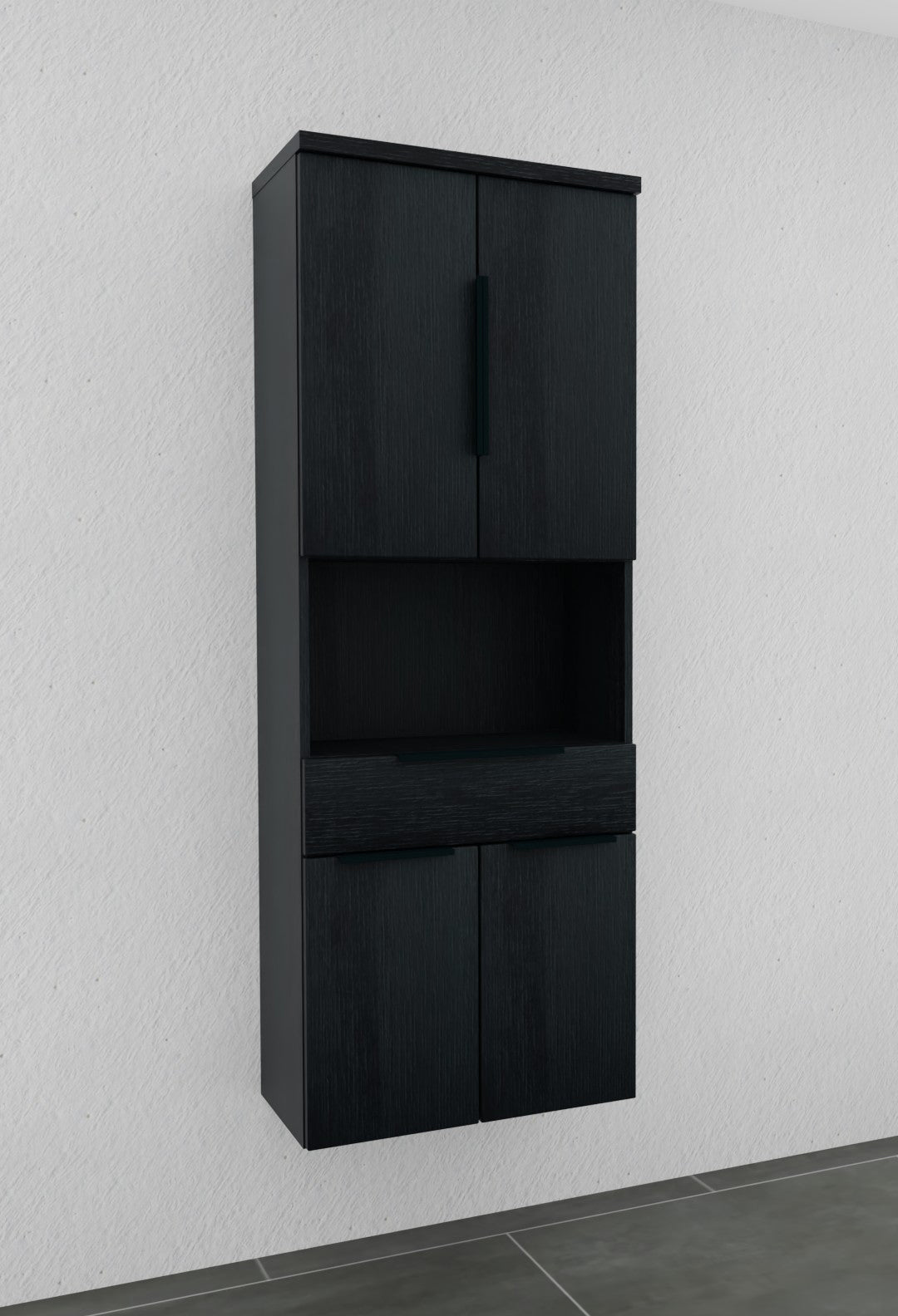 Hochschrank 60cm breit - puris Bad - HNA026001