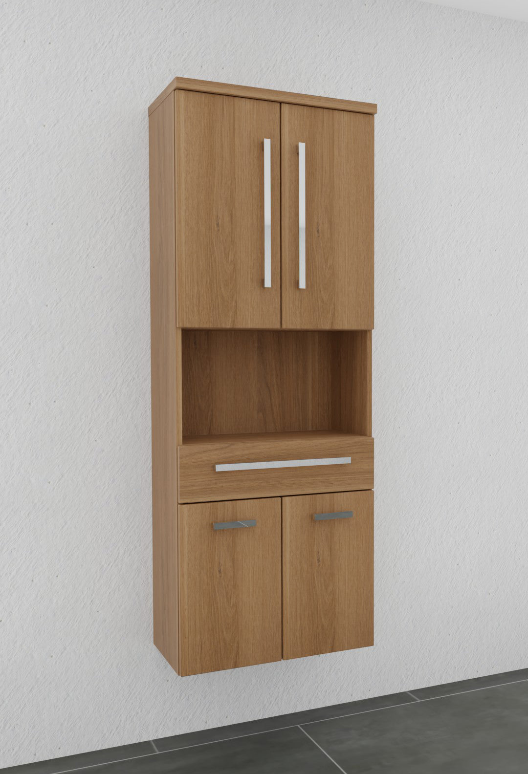 Hochschrank 60cm breit - puris Bad - HNA026001