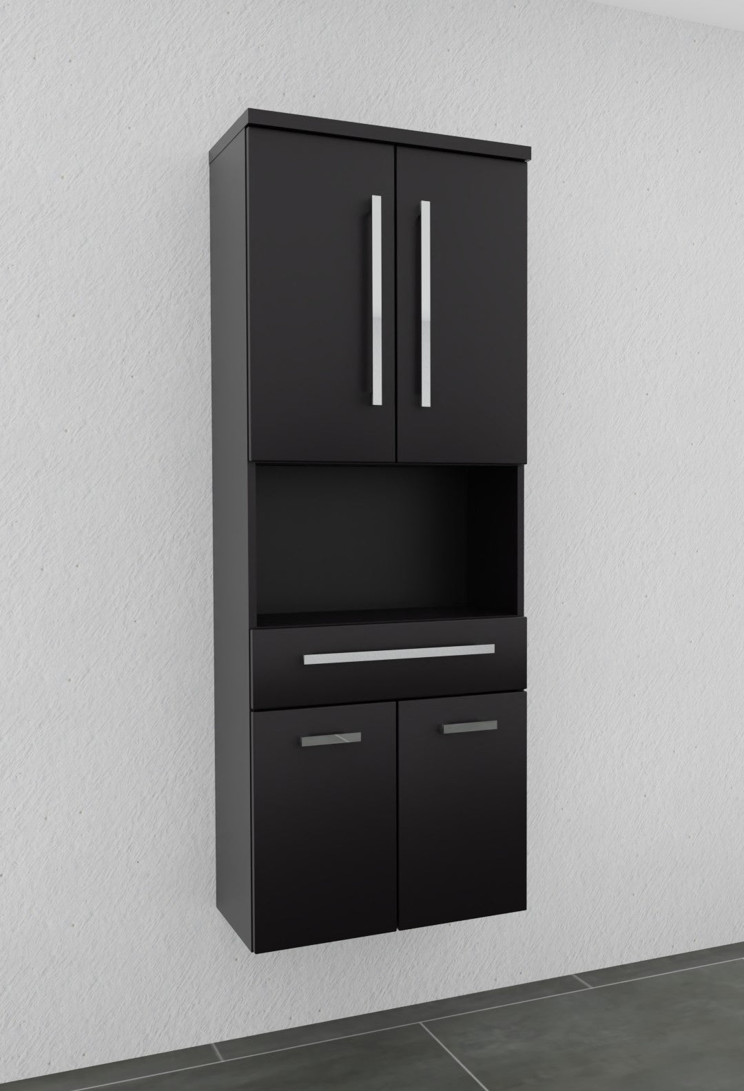 Hochschrank 60cm breit - puris Bad - HNA026001