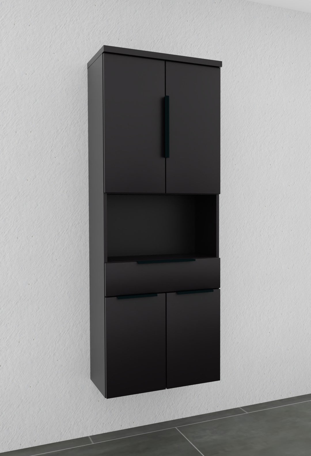 Hochschrank 60cm breit - puris Bad - HNA026001