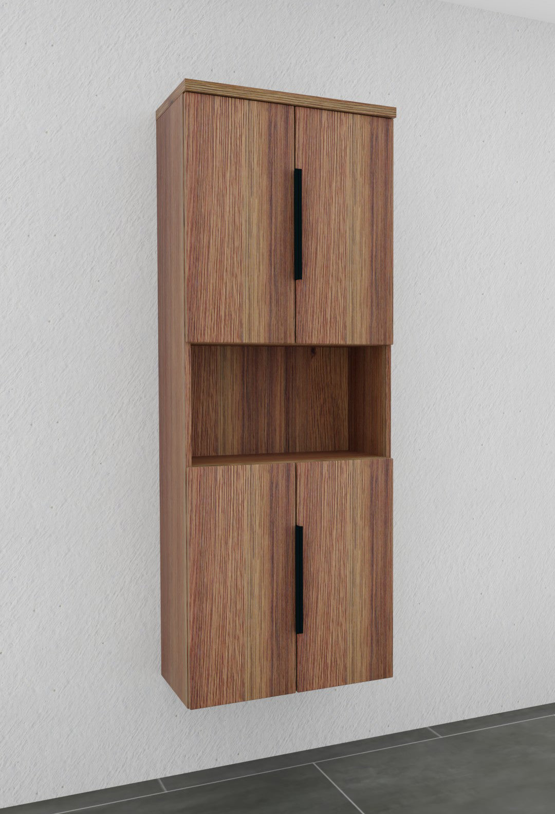 Hochschrank 60cm breit - puris Bad - HNA026002