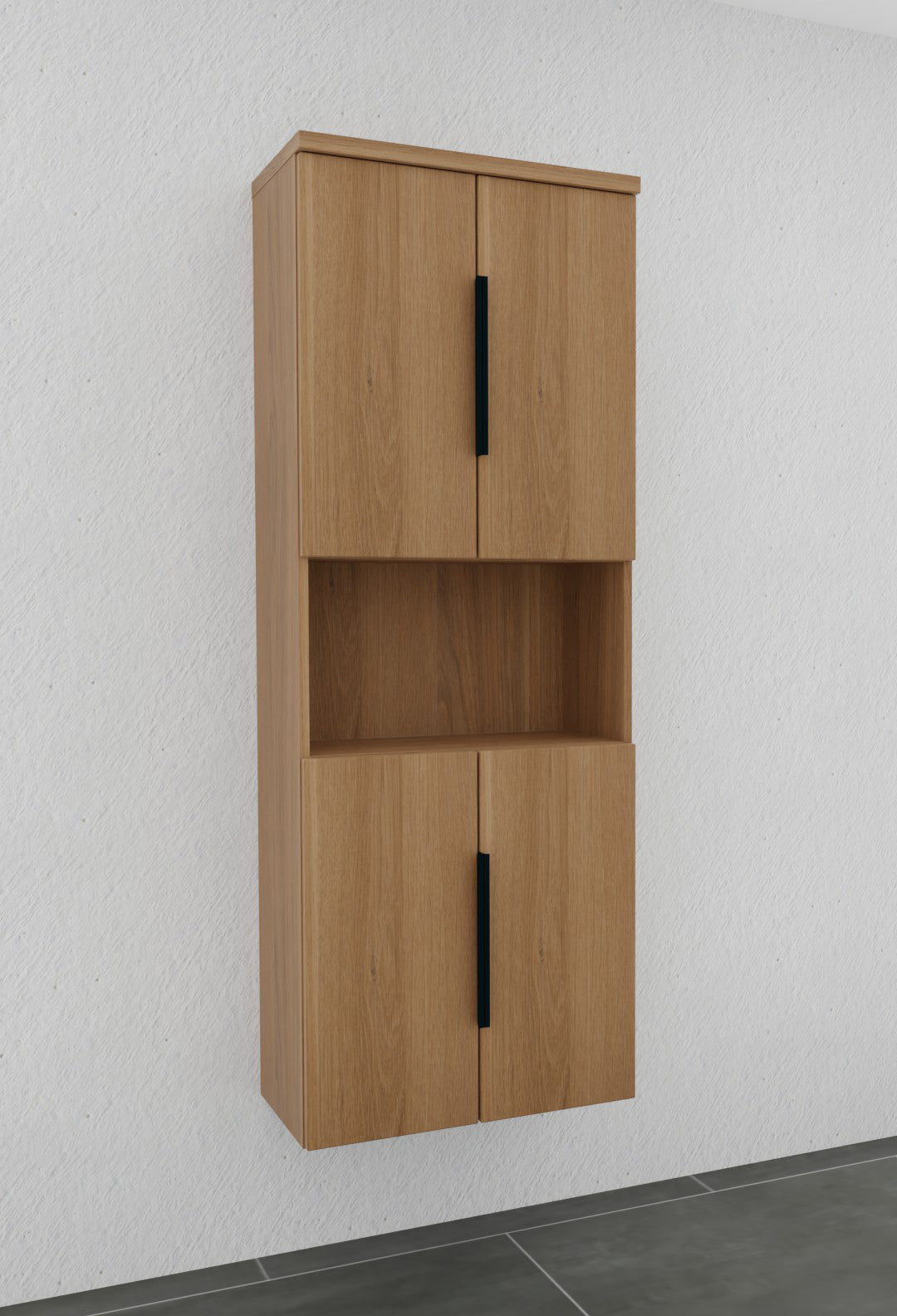 Hochschrank 60cm breit - puris Bad - HNA026002