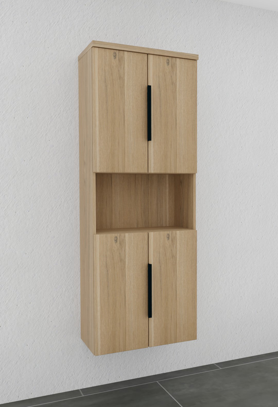 Hochschrank 60cm breit - puris Bad - HNA026002