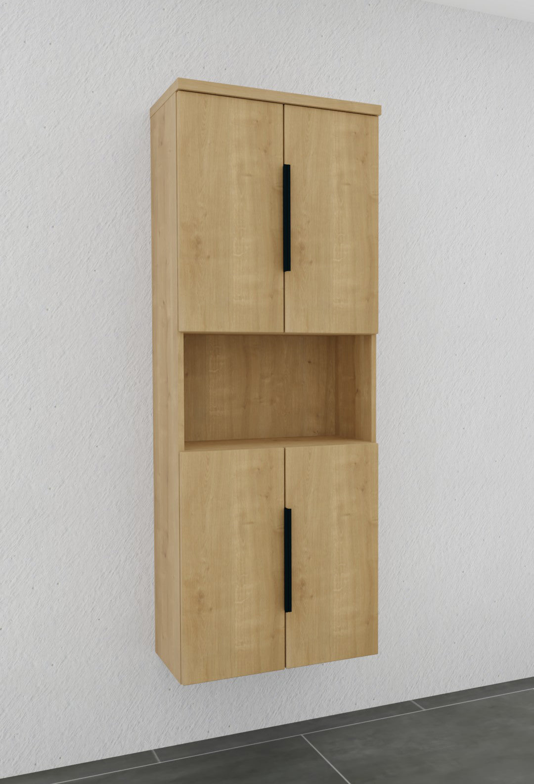 Hochschrank 60cm breit - puris Bad - HNA026002