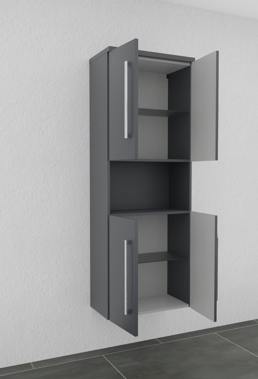 Hochschrank 60cm breit - puris Bad - HNA026002