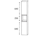 Hochschrank 32cm breit - Unique by puris - HNA023A1G