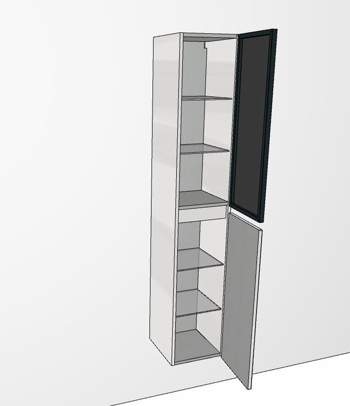 Hochschrank 30 cm breit HNA0332TG