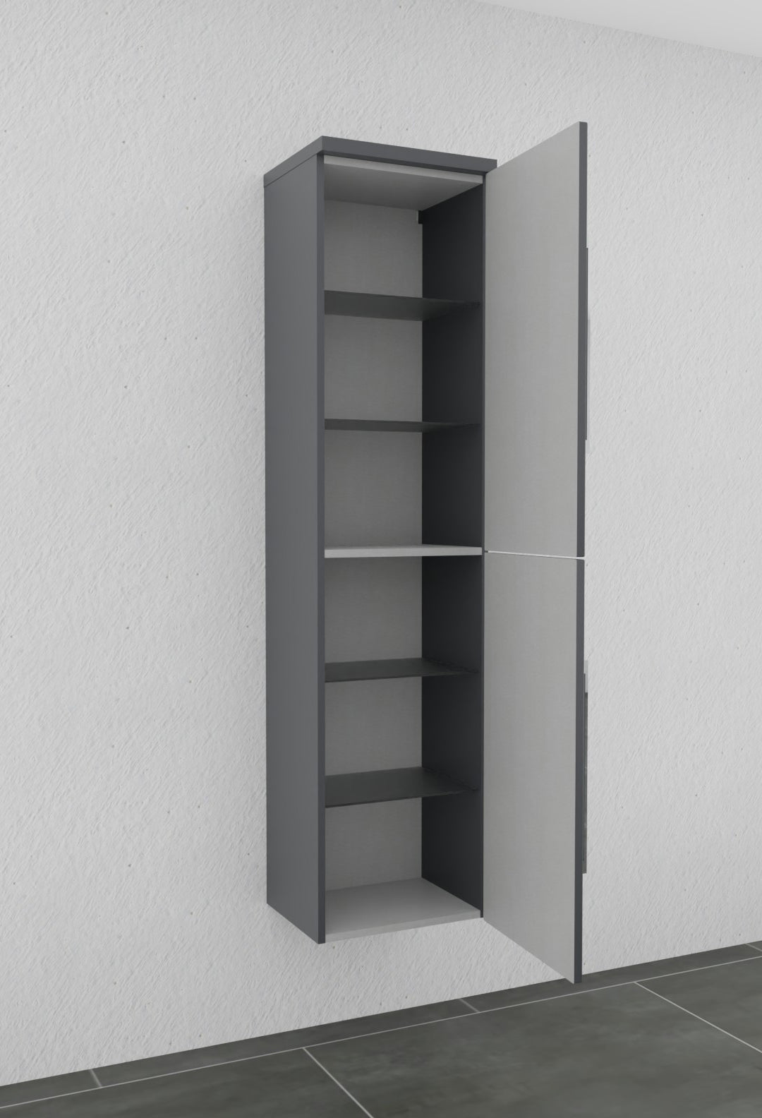 Hochschrank 40cm breit - puris Bad - HNA0340