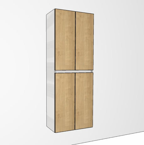 Hochschrank 60 cm breit mit Wäscheauszug HNA0362TW