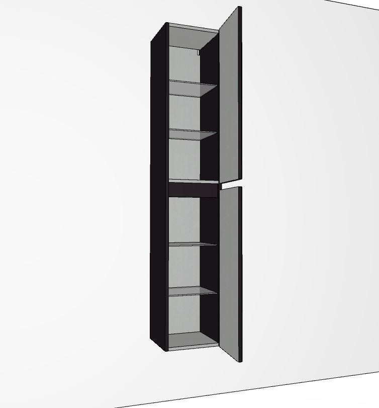 Hochschrank 30 cm breit HNA0330TG