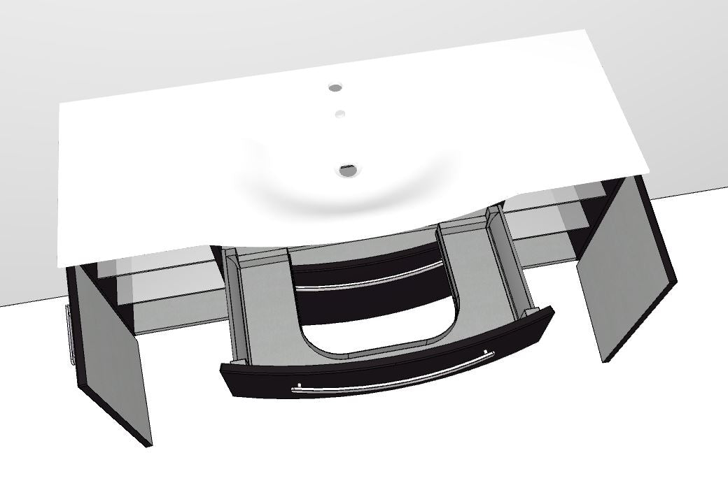 "Linea" Badmöbel Set 130cm