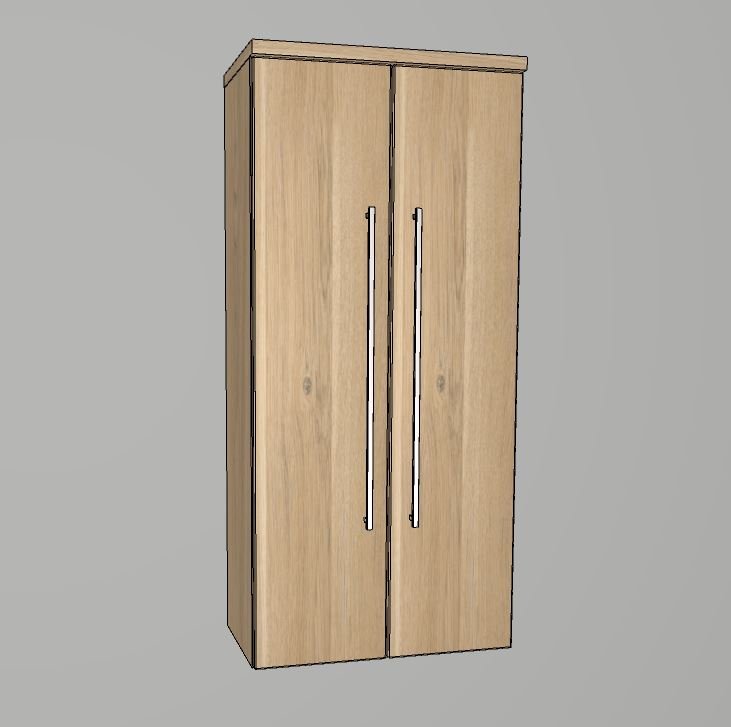 Mittelschrank 60cm breit - puris Bad - MNA81607