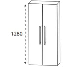 Mittelschrank 60cm breit - puris Bad - MNA81607